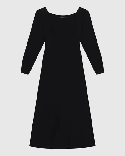 Vestido Midi Reto(a) Cor 00004 Tam M