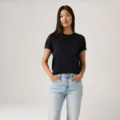 Camiseta Levi's® Favorite Cotton HM Preta Manga Curta