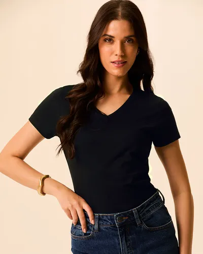 Blusa Justo(a) Cor 00004 Tam P