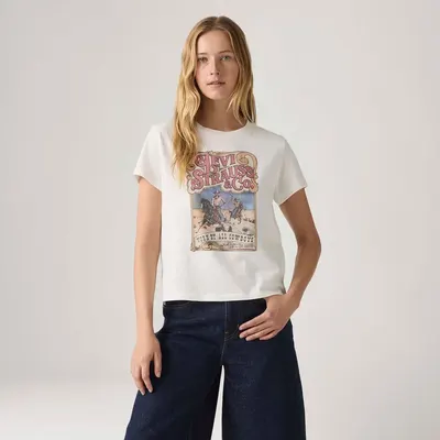Camiseta Levi's® Graphic Boxy Branca