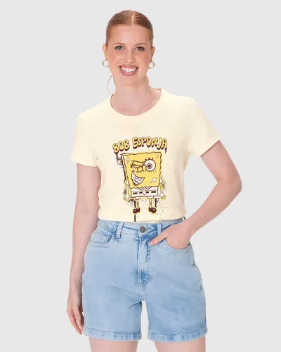 Camiseta Baby Look Cor 00383 Tam P