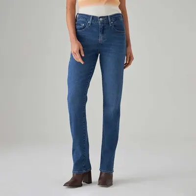 Calça Jeans Levi's® 724® High Rise Straight Lavagem Média