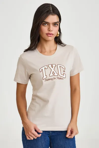 Camiseta Slim Fio 30 51265 - 0009-BEGE - GG