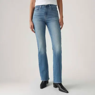 Calça Jeans Levi's® 725® High Rise Bootcut Lavagem Clara