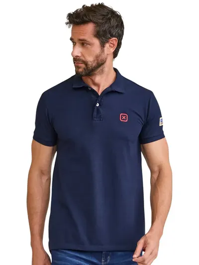 Polo Custom Mc Bordado 6368 - 0035-MARINHO - G