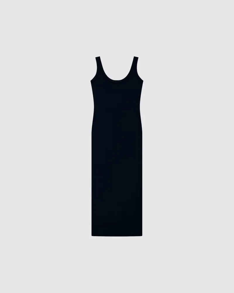 Vestido Longo(a) Justo(a) (Preto)
