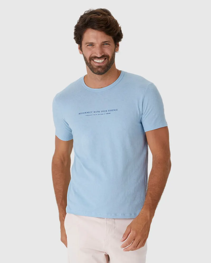 Camiseta Regular (Azul Claro)