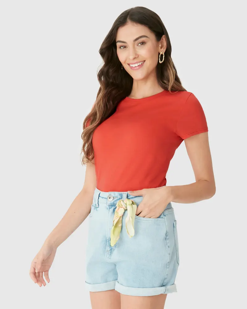 Blusa Básico(a) (Coral)
