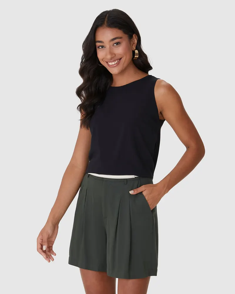 Regata Cropped (Preto)