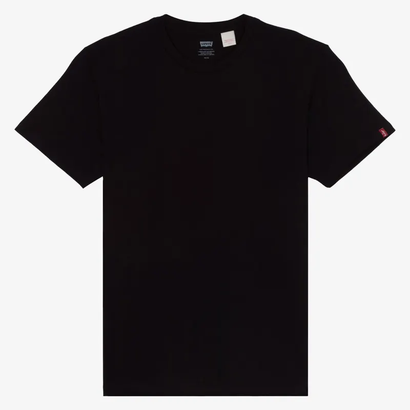 Camiseta Levi's® Slim Tab Preta Manga Curta
