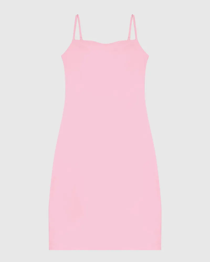 Vestido Midi Reto(a) (Rosa)