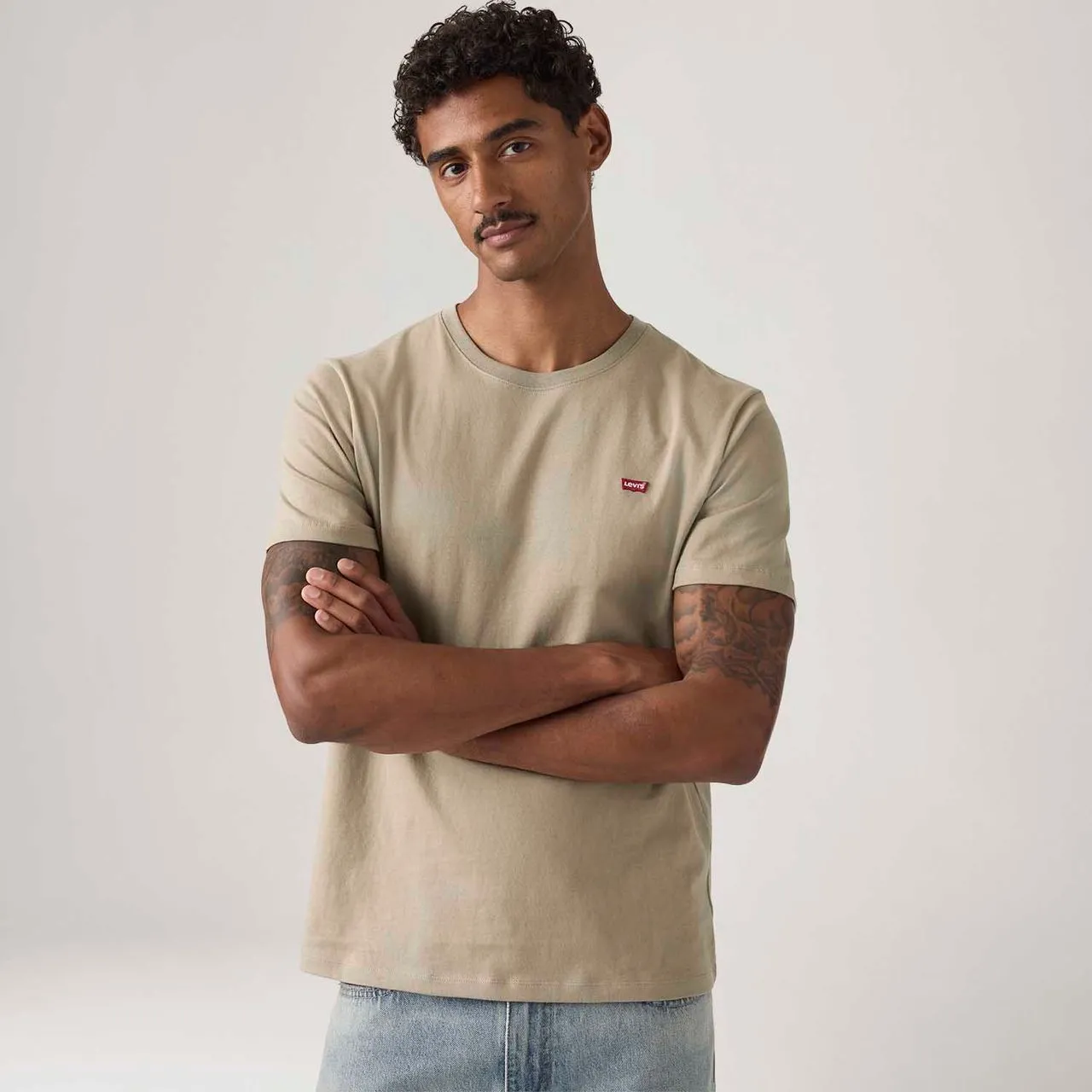 Camiseta Levi's® Original Housemark Bege