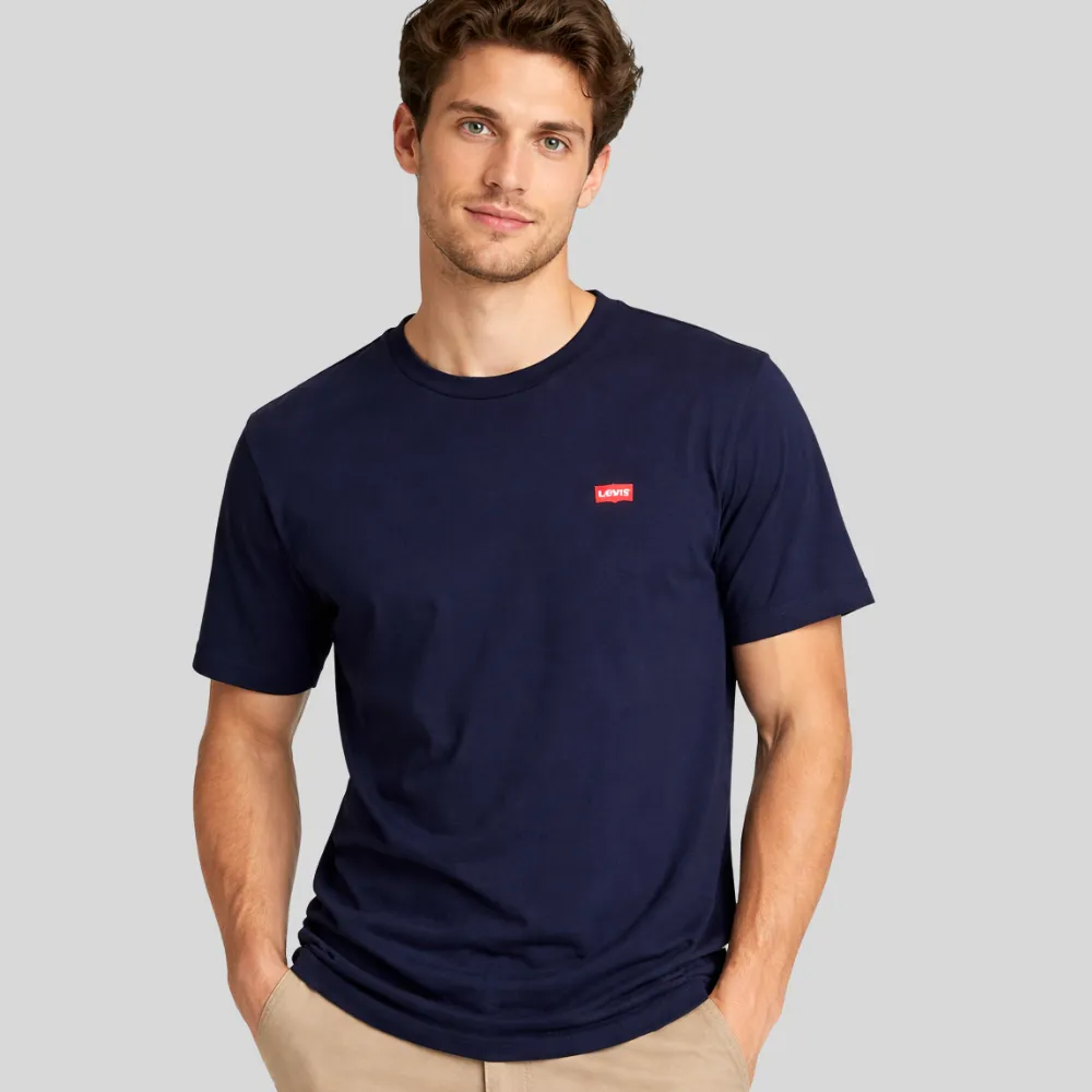 Camiseta Masculina Levi's Standard Azul Marinho