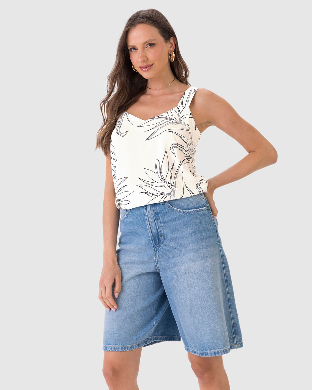 BLUSA BOX Cor DR12A Tam GG