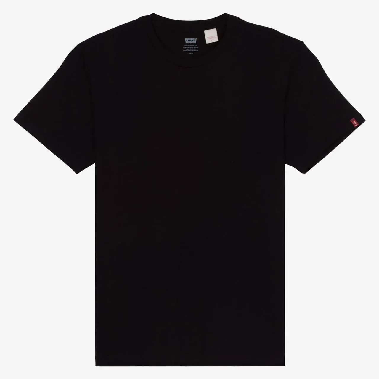 Camiseta Levi's® Slim Tab Preta Manga Curta