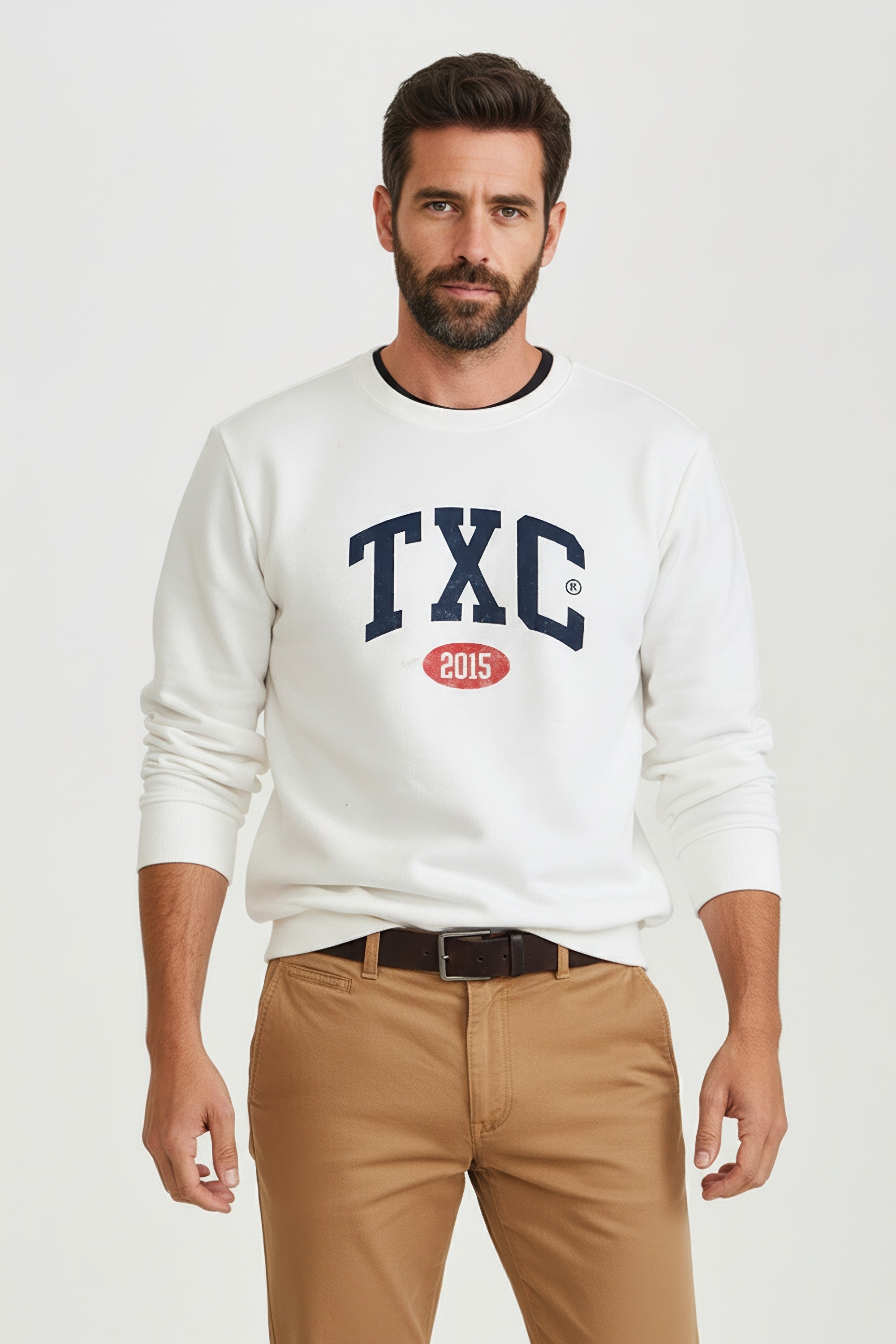 MOLETOM BLUSAO BORDADO 3479 - 0047-OFF WHITE - G