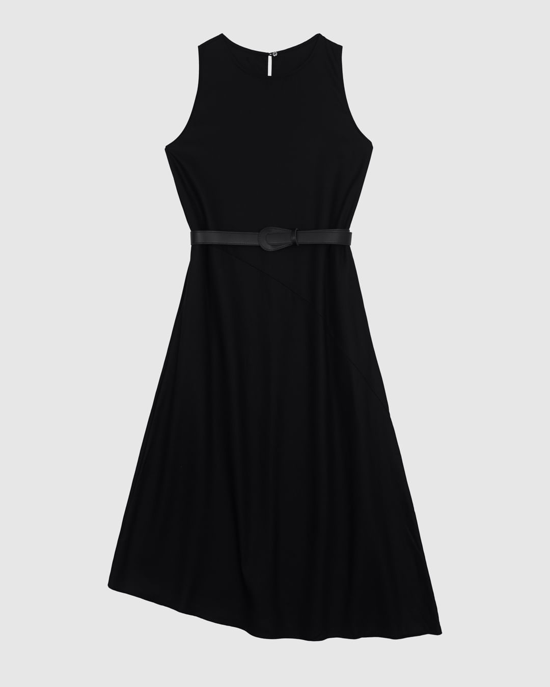 VESTIDO MIDI ASSIMETRICO(A) Cor 00004 Tam G