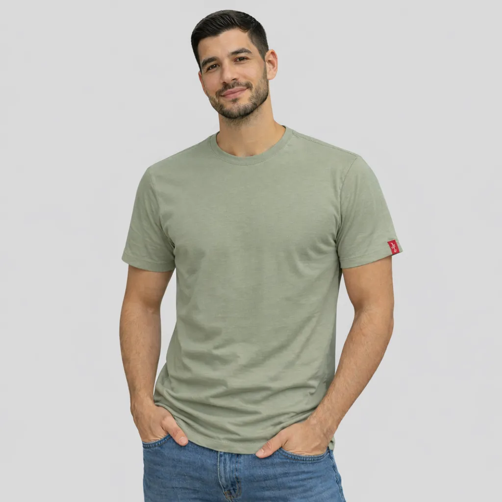 Camiseta Masculina Levi's Slim Verde Chá