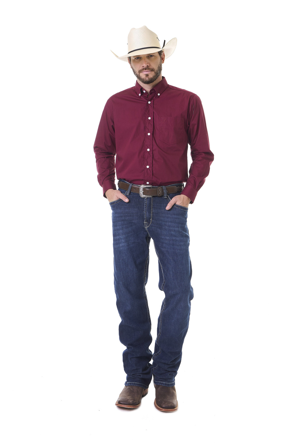 CS402 - CALCA MASCULINA RELAXED DARK - 44