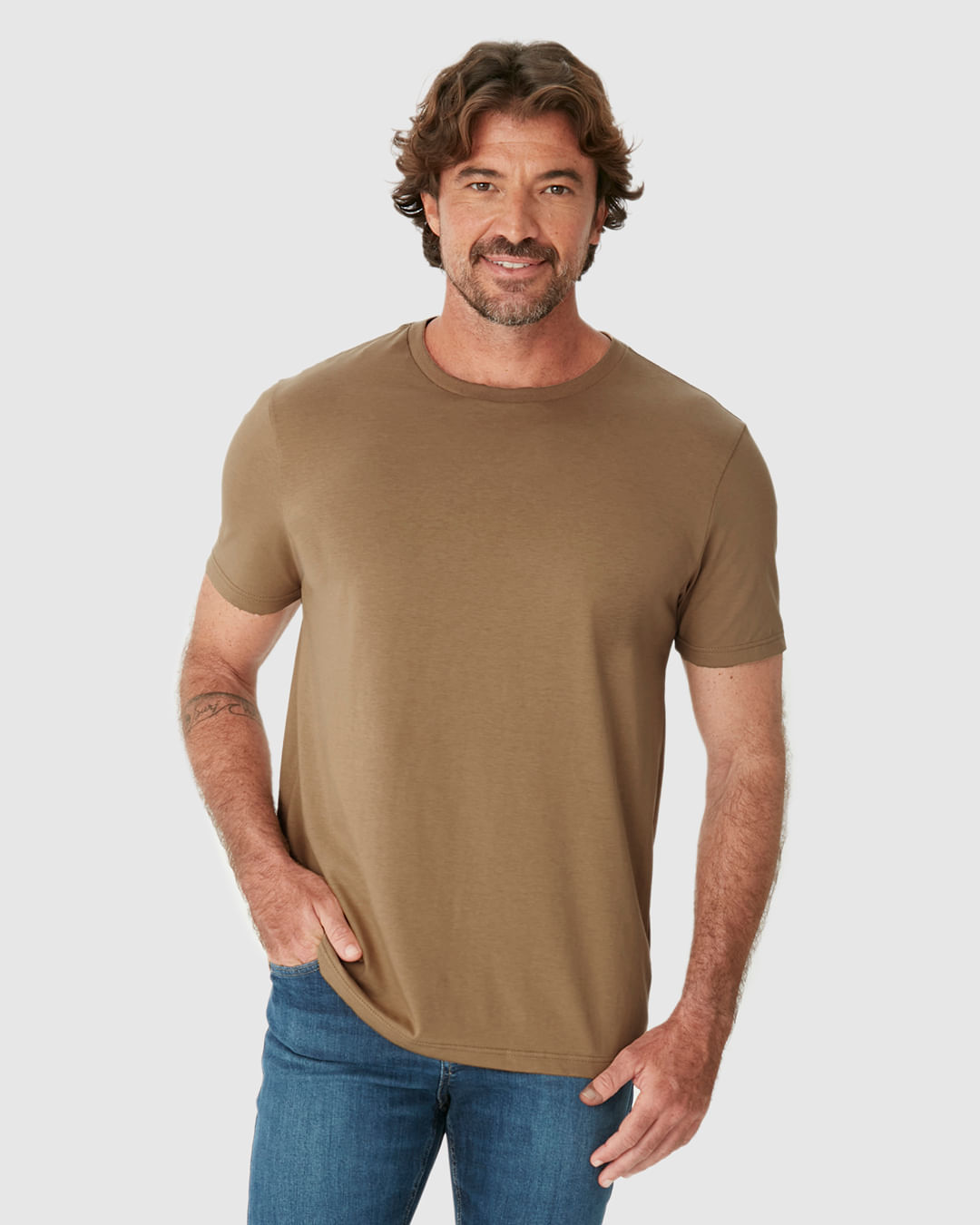 CAMISETA REGULAR ABRACO Cor 02045 Tam P