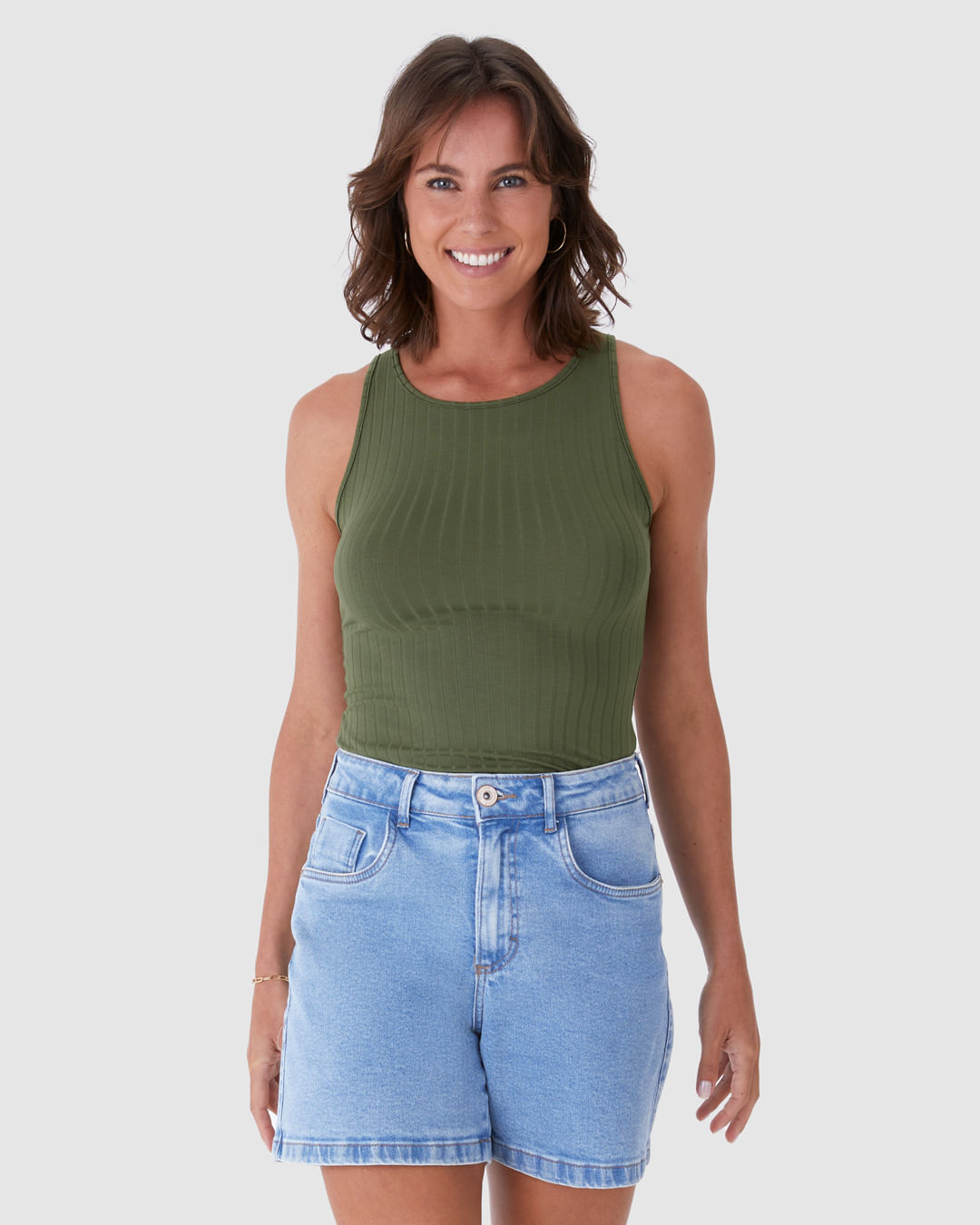 BLUSA JUSTA Cor 00005 Tam GG