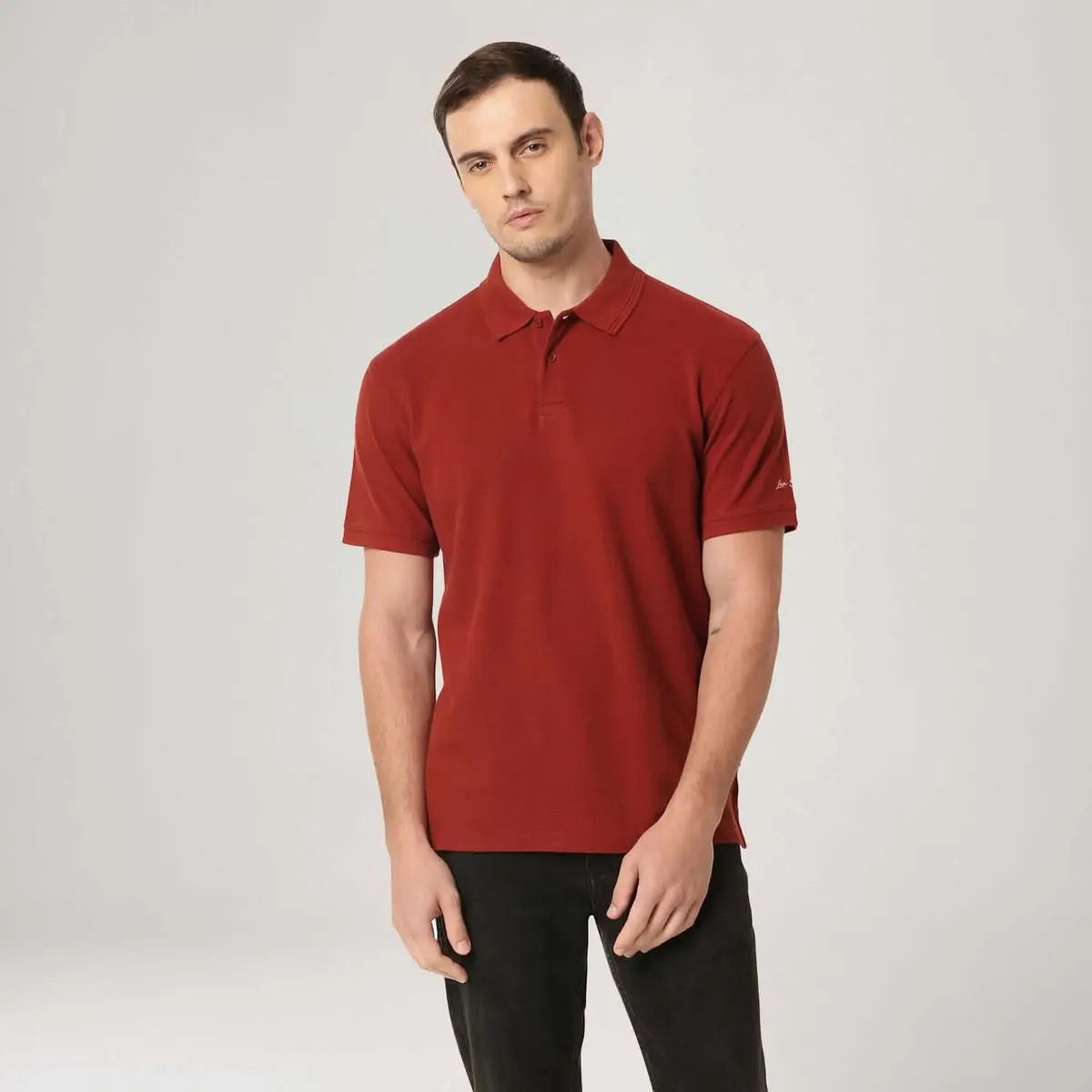 CAMISA POLO MASCULINA TAM ADULTO