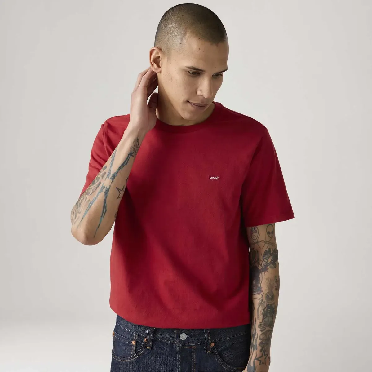 Camiseta Levis Classic Housemark Vermelha