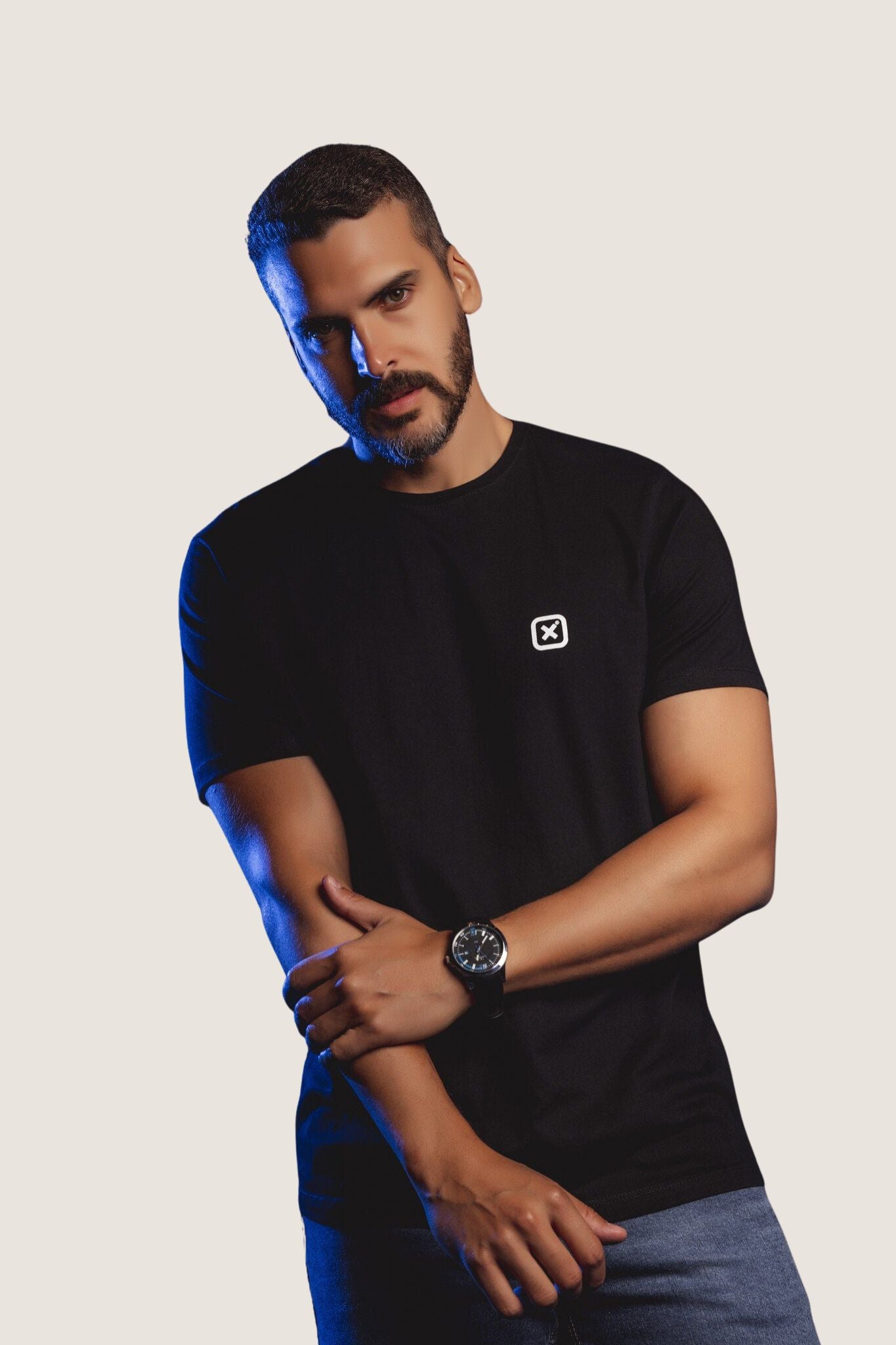 Camiseta Regular Fio 30 Estampada 191380 - 0002-PRETO - M — foto 2
