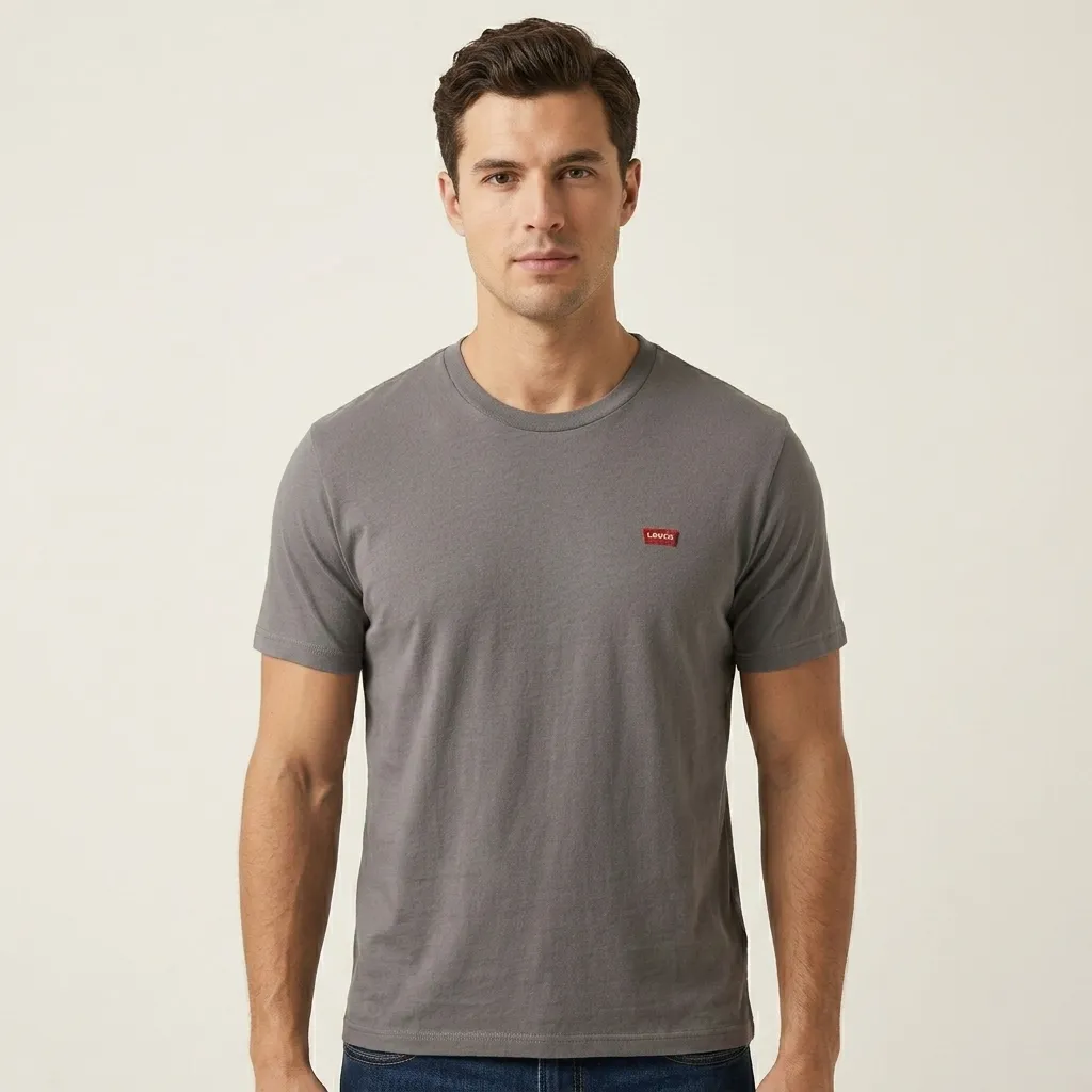 Camiseta Masculina Levi's Standard Cinza