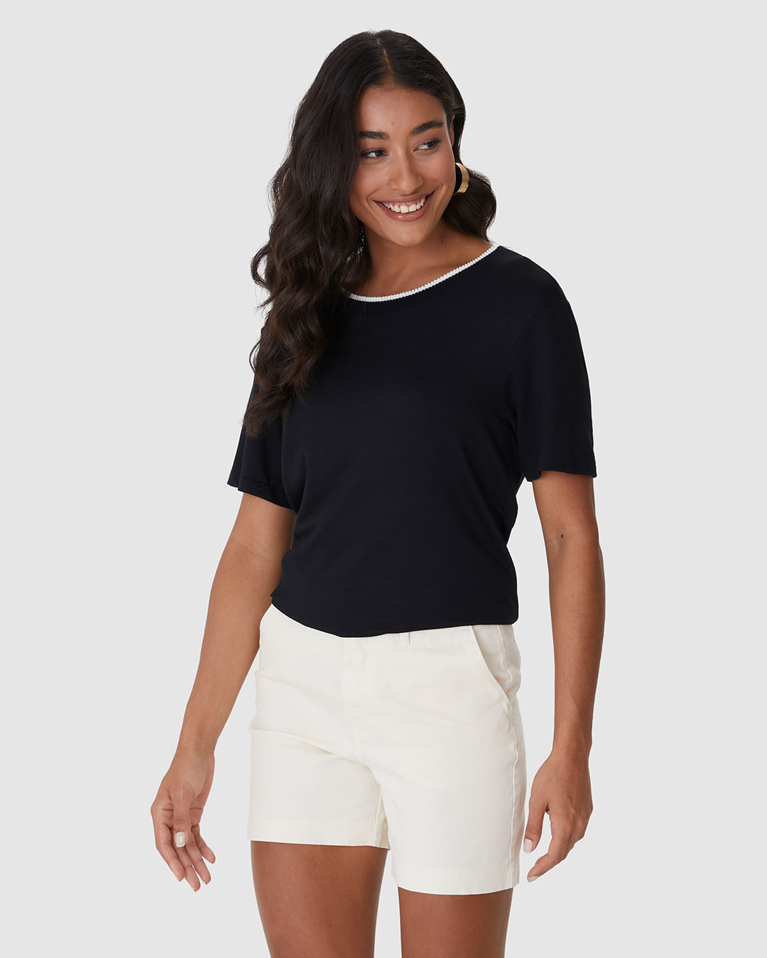 BLUSA BASICO(A) Cor BE43A Tam G