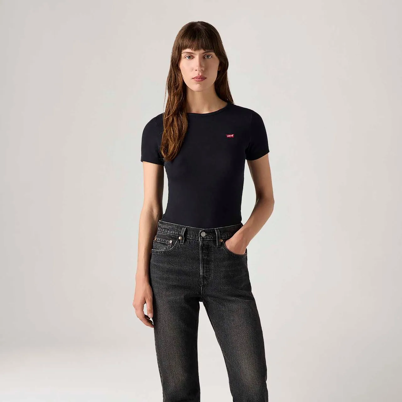 Blusa Levi's® Hayes Preto Manga Curta