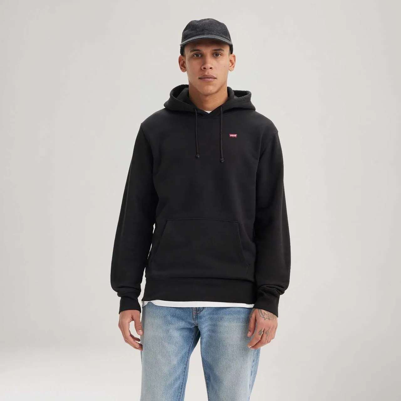 Moletom Levi's® The Original Housemark Hoodie Preto