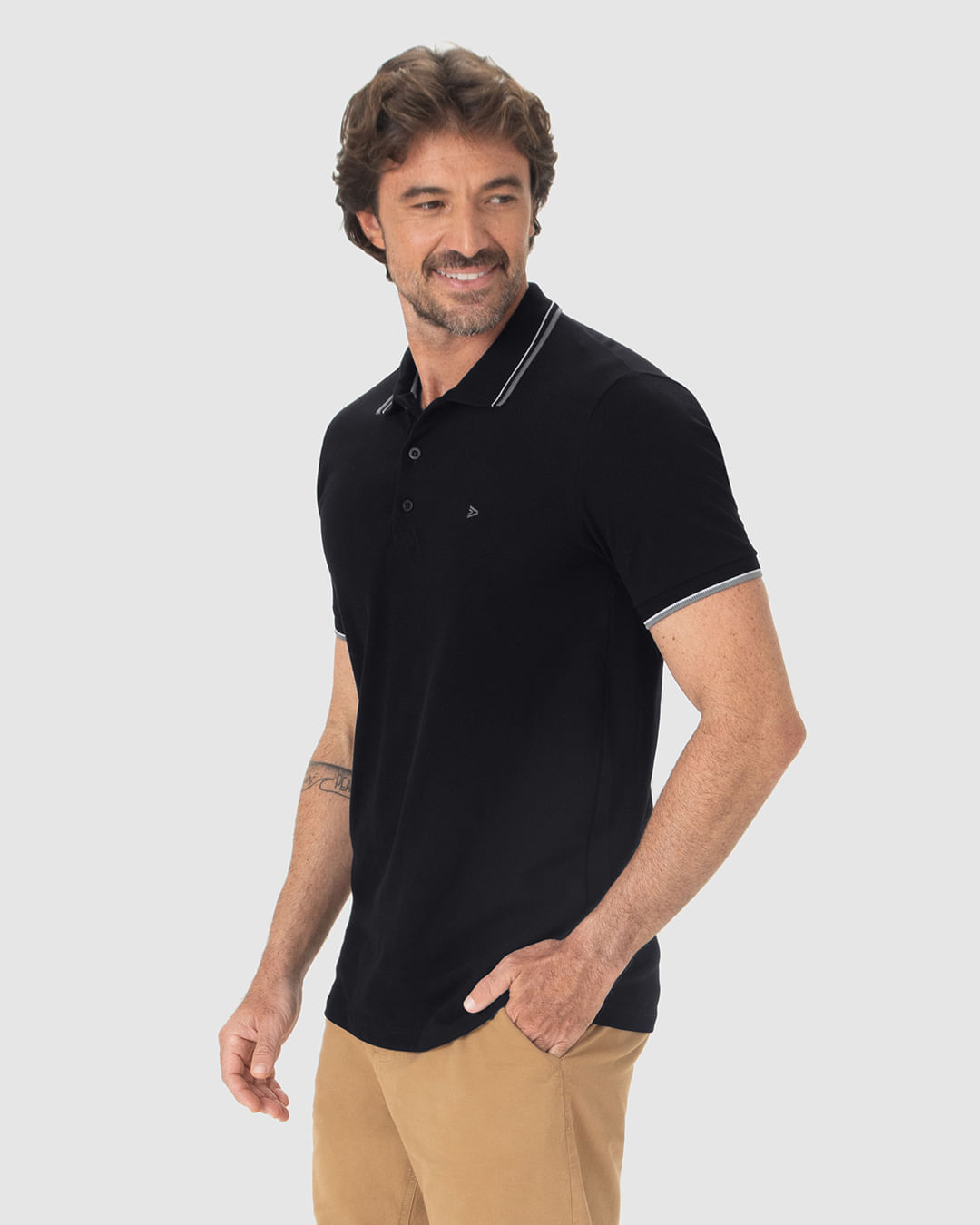 CAMISA POLO SLIM Cor 00004 Tam GG
