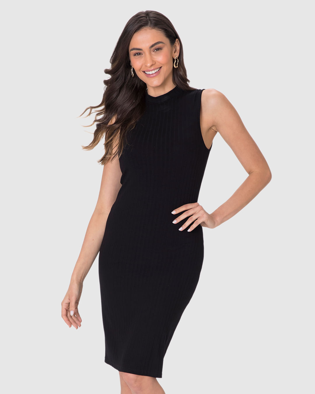 VESTIDO CURTO(A) JUSTO(A) Cor 00004 Tam G